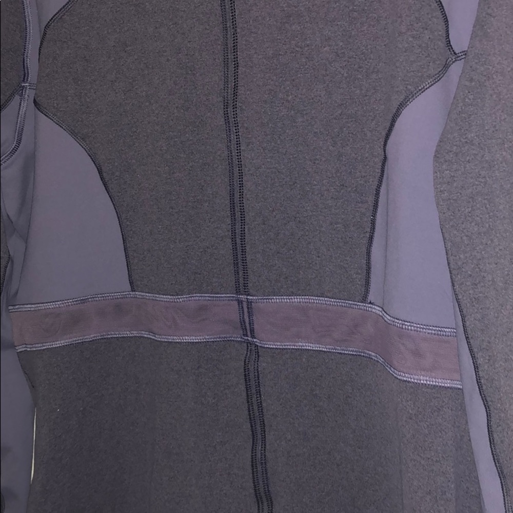 Purple Calla Mesh Panel Workout Jacket - Picture 7 of 7